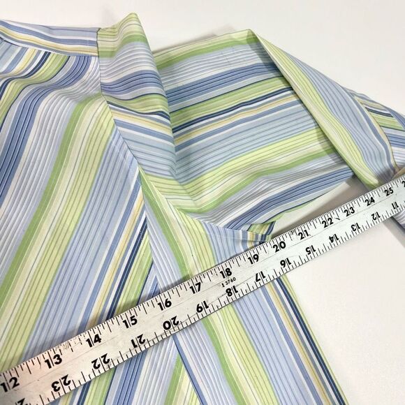 Talbots Button Up Shirt Womens 10 Multicolor Long Sleeve Wrinkle Resistant - Picture 6 of 9